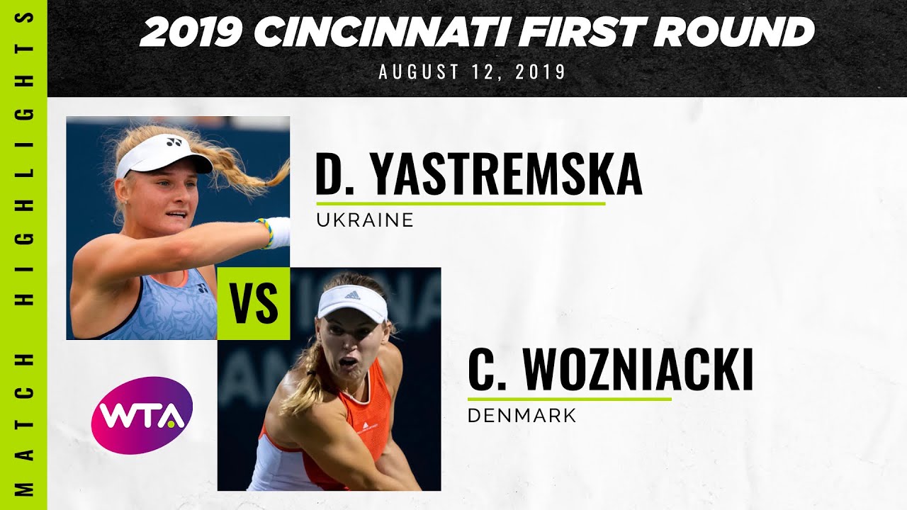 Dayana Yastremska vs. Caroline Wozniacki  | 2019 Cincinnati First Round | WTA Highlights