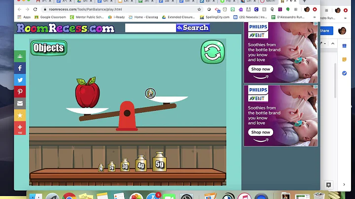 Measuring Weight with Balance Scale