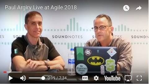 Paul Argiry Live at Agile 2018
