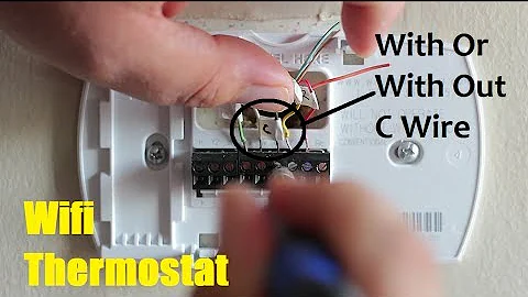How To Install A Wifi Thermostat  With Out And With  C Wire