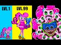 CROOK vs BOSS - Baby Mommy Long Legs 4 - Monster School Animation