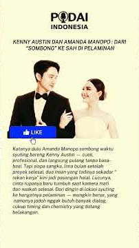 Kenny Austin dan Amanda Manopo : Dari “Sombong” ke Sah di Pelaminan