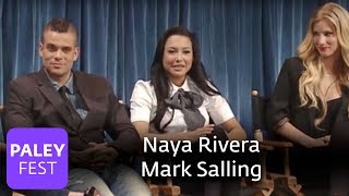 Glee - Naya Rivera And Mark Salling On Performing Original Music