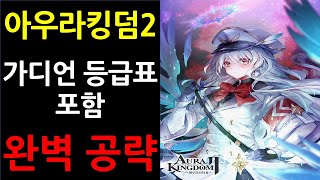 아우라킹덤2 케릭추천부터 가디언 등급표까지 완벽 가이드입니다. screenshot 4