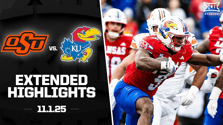 Oklahoma State vs. Kansas Extended Highlights | 2025 Big 12 Football