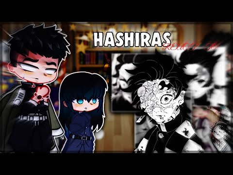 Past Hashiras Reacts To Tanjiro Vs Uppermoons 6 x 4 || Demon Slayer || Tiktok Compilations