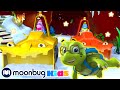 Learn - Winter Morning Song - The Sharksons | ABC 123 Moonbug Kids | Fun Cartoons | Learning Rhymes