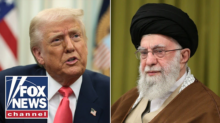 BREAKING: Trump says 'we know' where Iran's supreme leader is hiding