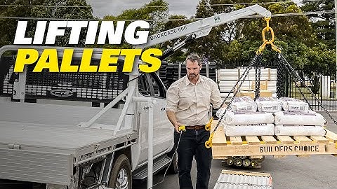 Lifting Pallets With The TPW Backease Hoist
