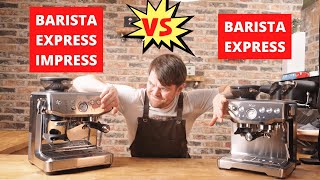 Sage (Breville) Barista Express Vs Barista Express Impress. Side by Side Comparison & Taste Test.