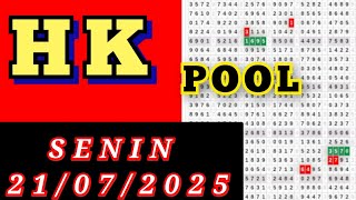 PREDIKSI HK POOLS HARI INI SENIN 21 JULI 2025 | TARIKAN PAITO HK POOLS | BOCORAN HK POOLS