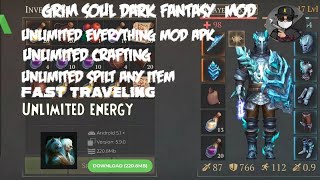 Grim Soul Dark Fantasy Unlimited Everything Mod Apk ||Grim Soul: Dark Fantasy Survival (MOD Menu) screenshot 2