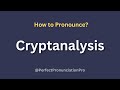 Master the Pronunciation of 'Cryptanalysis' Easily 🔑