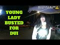 Young Lady gets Busted for DUI - Sarasota, Florida - December 25, 2022