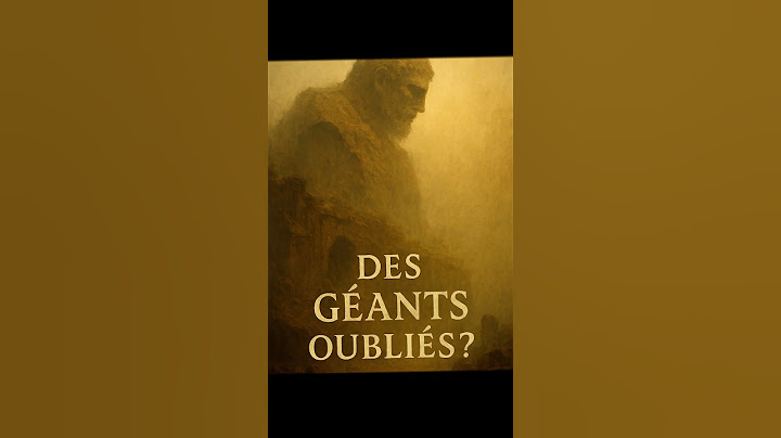 Et si les géants existaient ?