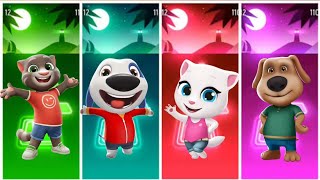 Talking tom and her friends funny animation story coffin dance cover tiles hop edm rush| #tileshop  screenshot 2