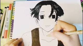 Speed Drawing Adult Version Of Mikeysano Manjiro From - Tokyo Revengers