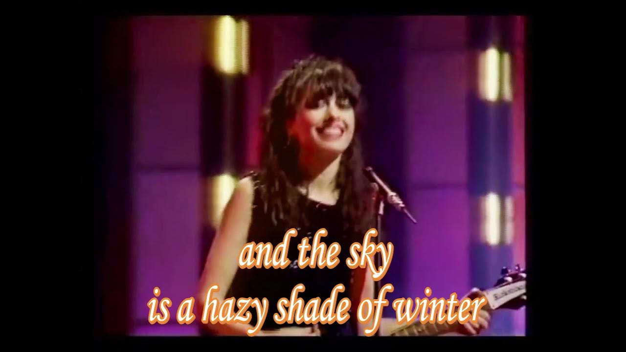 The Bangles Hazy Shade of Winter with lyrics YouTube