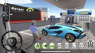 3D Driving Class Simulation || Funny Police Officer Refuel His Super Car Gas Crazy Driving Gameplay