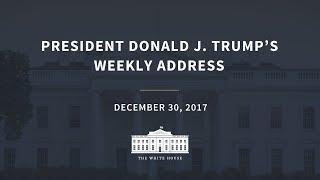 Weekly Address: 12/30/2017