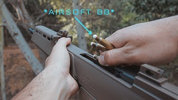 M1 Garand reload on a G36, Thumb Included