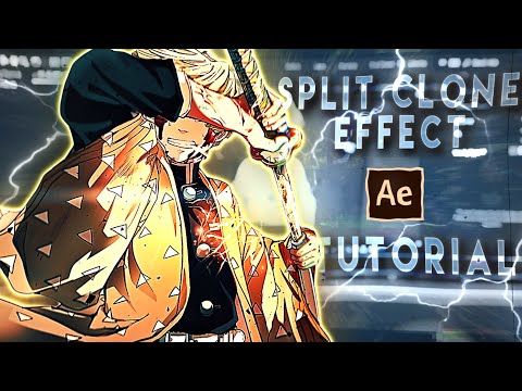 Split Clone Effect | After Effects Tutorial | AMV/EDIT |