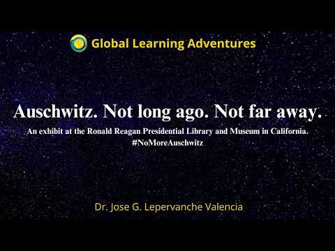 Auschwitz. Not long ago. Not far away. An Exhibit at the Ronald Reagan Presidential Library and Museum. #NoMoreAuschwitz