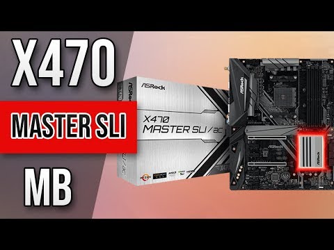 ASRock X470 Master SLI/AC Motherboard Unboxing - Best x470 Motherboard For $150