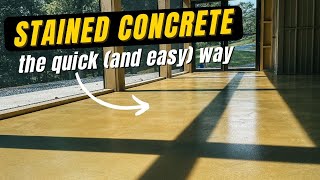 Dont Paint Concrete... Try this Instead