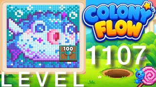 Colony Flow Level 1107 walkthrough ( HARD) Level Solution 