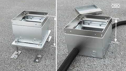 UDHOME2 padlódoboz szerelési videó - OBO Bettermann