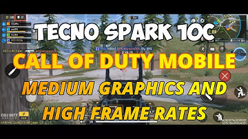 Call of Duty Mobile in Tecno Spark 10C