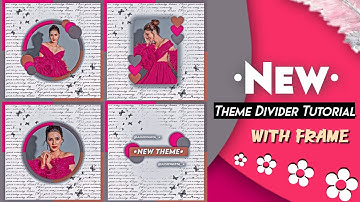 New theme Divider || How to make Theme Divider ? Tutorial For Fanpage || Instagram
