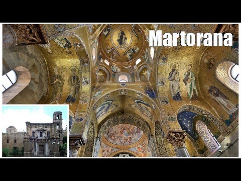 Video: Martorana (La Martorana) opis i fotografije - Italija: Palermo (Sicilija)