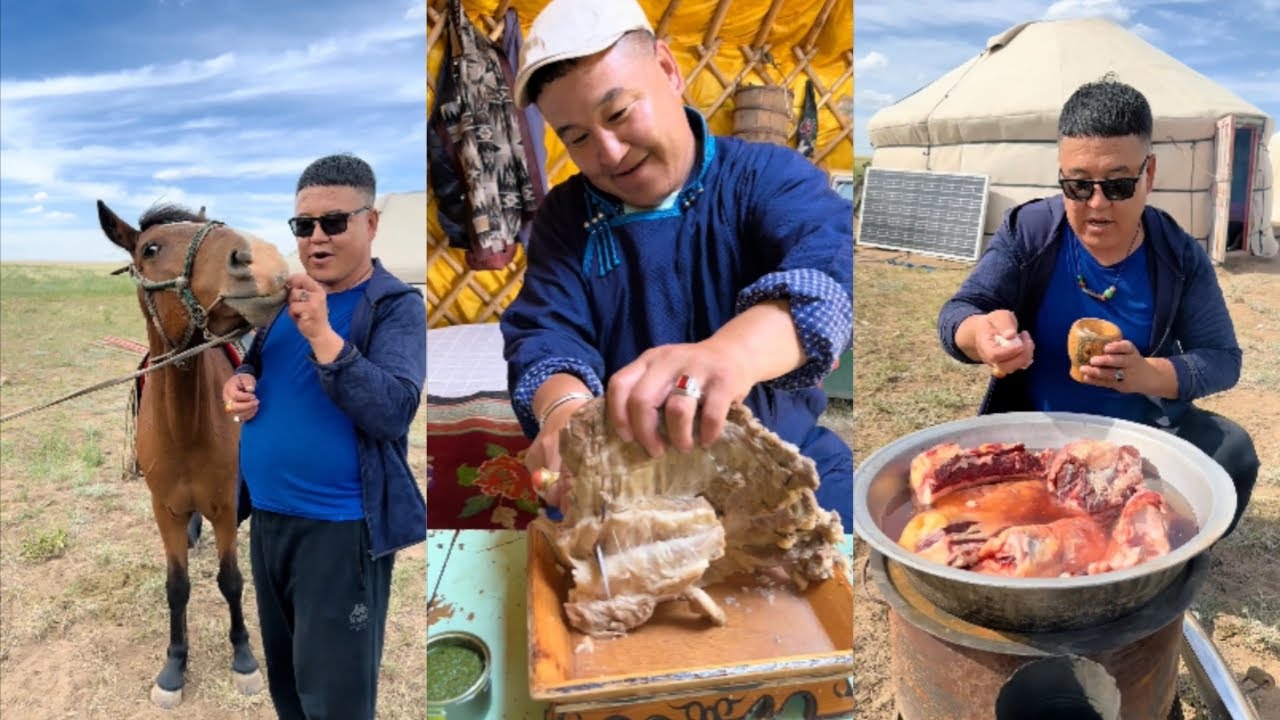 У традиционных монголов есть и современная сторона жизни! 44 #еда #кулинария #монголия