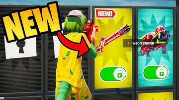 How To get NEW Neon Sniper in 1vs1 with every gun Fortnite