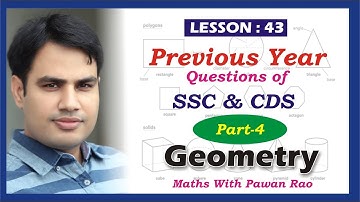 Previous Year Geometry Questions for #SSC_CGL - Problems & Solutions ( Part - 4 )