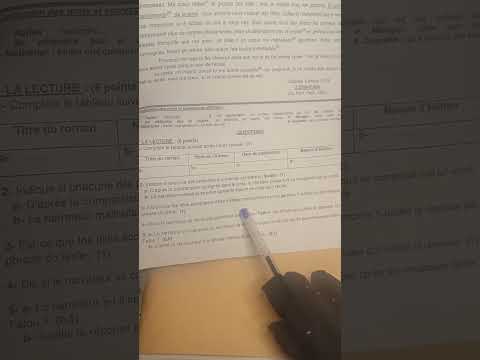 3ème année collège correction de l' examen régional تصحيح نموذج الإمتحان الجهوي الثالثة إعدادي
