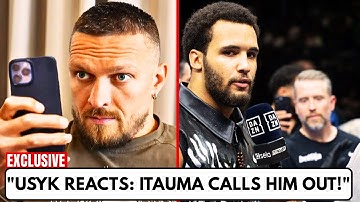 OLEKSANDR USYK REAGEERT OP Moses Itauma DIE HEM UITDAGT NA KO VAN Dillian Whyte