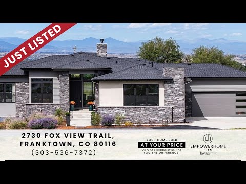2730 Fox View Trail, Franktown, CO home video tour