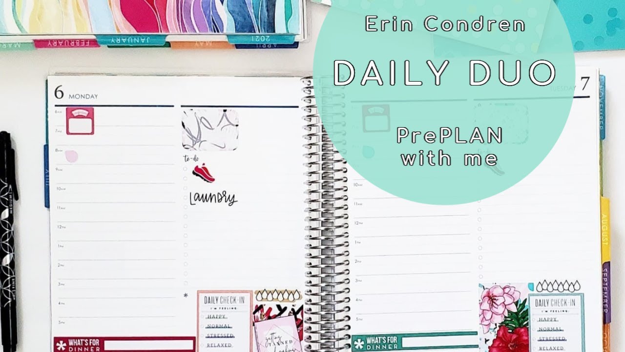Erin Condren - Daily Duo - YouTube