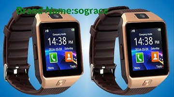 DZ09 Smart Watch by sograce  Unboxing smart watch android new version