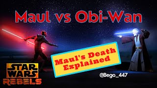 🔴❗Maul's Death Explained❗⚫