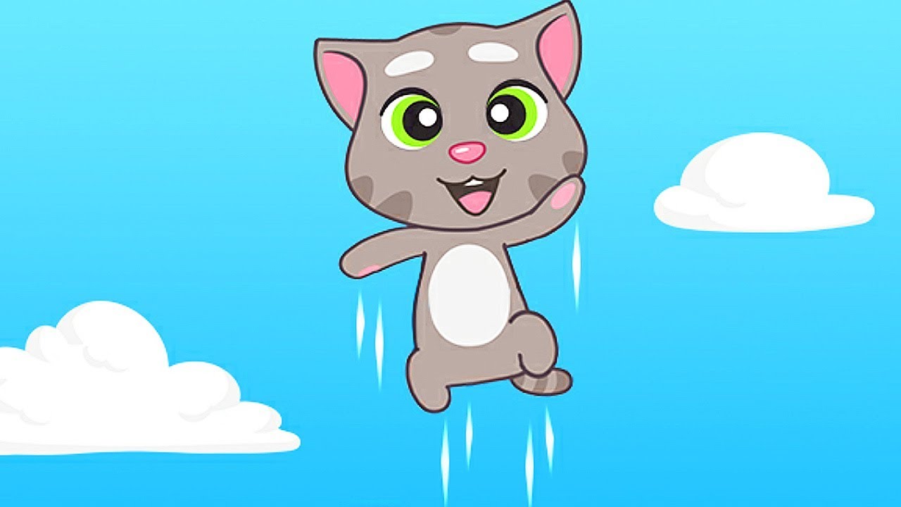 Talking Tom Cake Jump / Cartoon Games KIds TV