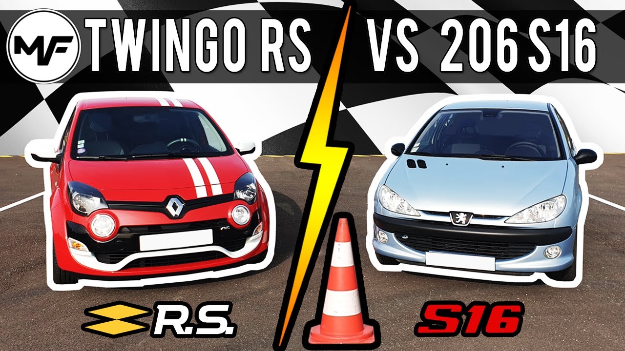 TWINGO 2 RS VS 206 S16 : QUELLE EST LA MEILLEURE ?