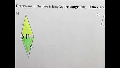 Geometry - Congruent Triangle - SSA CANNOT PROVE CONGRUENCE
