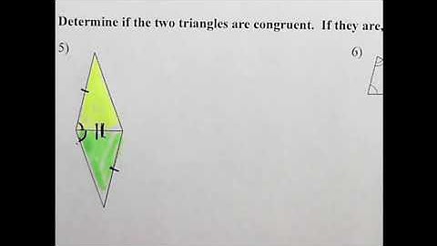 Geometry - Congruent Triangle - SSA CANNOT PROVE CONGRUENCE