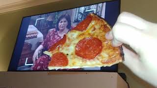 Watching Roseanne and Eating some freezer pizza 