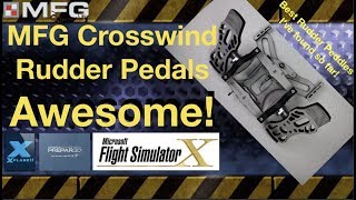 Tom Audreath zag beddengoed MFG rudder Pedals review, accurate and realistic X-Plane, FSX, P3D, DCS  World, ARMA. - YouTube