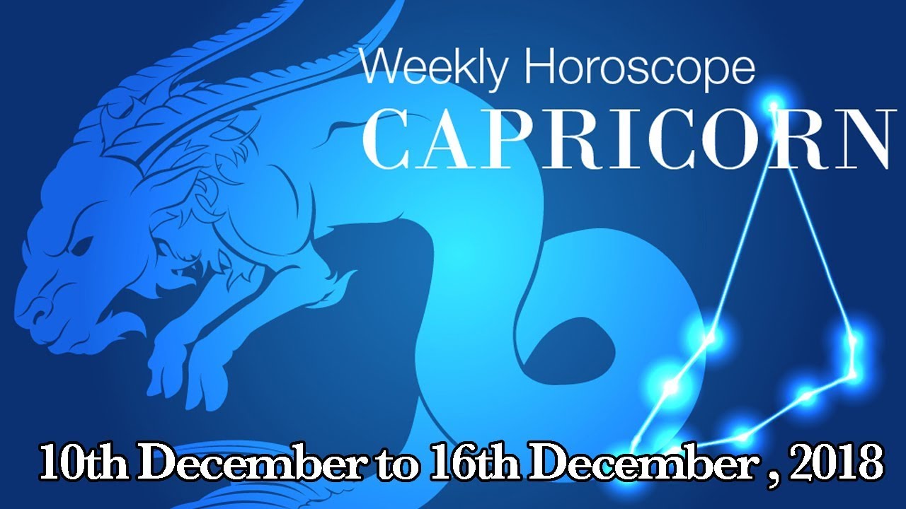 horoscop capricorn 7 december 2019
